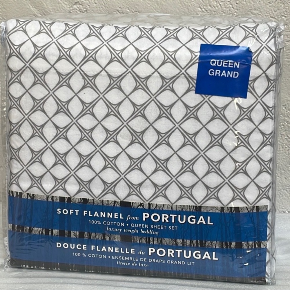 Soft Flannel from Portugal - Luxury Queen Sheet Set